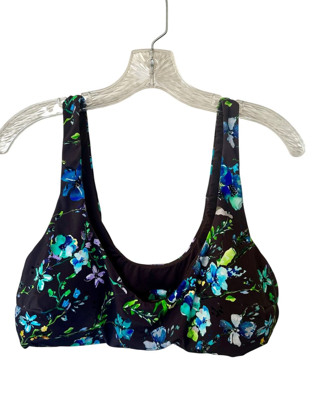 NWT Andie Wildflowers Bikini Top Floral Bralette Size Large